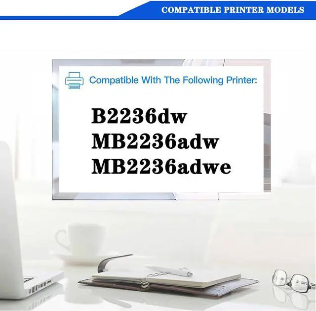 Alt view image 2 of 7 - B/MB2236 B220Z00 Black Imaging Unit Replacement Compatible for Lexmark B2236dw MB2236adw MB2236adwe Printer, High Yield 12,000 Pages 2Pack