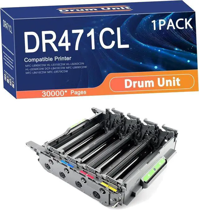 Main image of Compatible DR-471CL Drum Unit Replacement for Brother DR-471CL Printers to Use with MFC-L8900CDW HL-L9310CDW HL-L8260CDN HL-L8360CDW DCP-L8410CDW MFC-L8690CDW Printer 1set