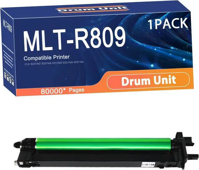 Main image of Compatible MLT-R809 Drum Unit Replacement for Samsung MLTR809 Printers to Use with CLX-9201ND 9201NA 9251ND 9251NA 9301NA Printer,Long-Lasting and Accurate 1set