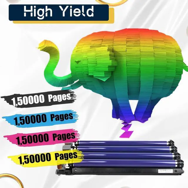 Alt view image 3 of 7 - Compatible for Xerox IV2270 Drum Unit Works for DocuCentre-IV C2270 C3370 C4470 C5570 V C2275 C3373 C3375 C4475 Printer,Drum Cartridge/Imaging Unit Magenta 1 Pack