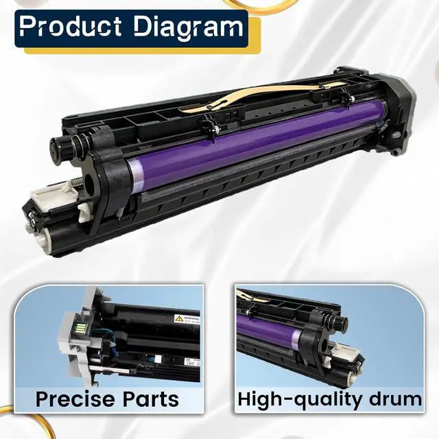 Alt view image 4 of 7 - Compatible for Xerox V2060 Drum Unit Works for DocuCentre-V 2060 3060 3065 for ApeosPort-V 3060 3065 2560 3560 Printer,Drum Cartridge/Imaging Unit 160000 Pages