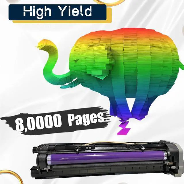 Alt view image 3 of 7 - Compatible for Xerox V2060 Drum Unit Works for DocuCentre-V 2060 3060 3065 for ApeosPort-V 3060 3065 2560 3560 Printer,Drum Cartridge/Imaging Unit 160000 Pages