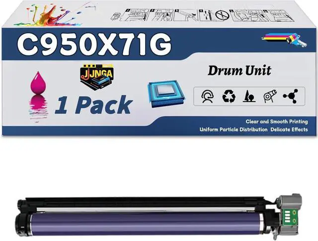 Main image of C950X71G Drum Unit is Compatible for Lexmark C950de X950de X952dte X954dhe Printers, with a Capacity of 219000 Pages and a Very Good Printing Experience (1 Pack Magenta)
