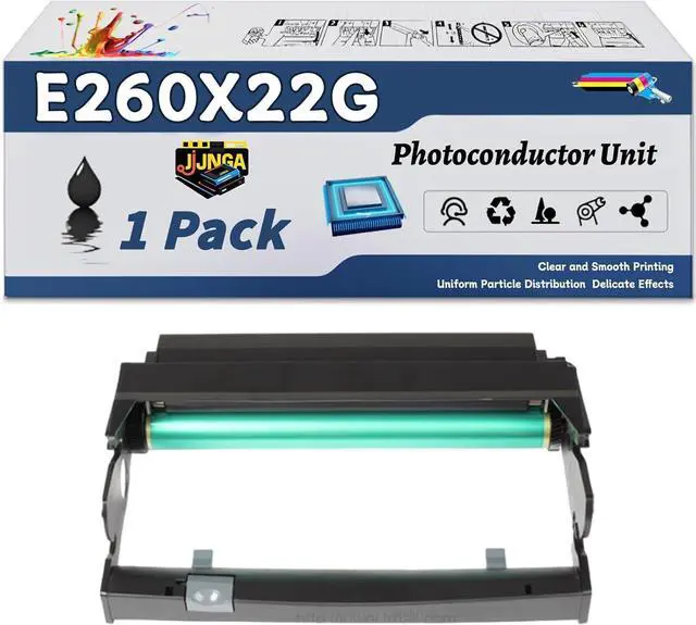 Main image of E260X22G Photoconductor Unit is Compatible for Lexmark X264DN X363DN X364DN X364DW X463DE X464DE X466DE X466DTE X466DWE Printers (1 Pack Black)
