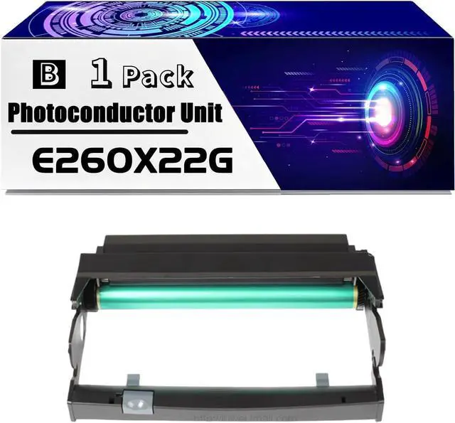 Main image of E260X22G Photoconductor Unit is Compatible for Lexmark X264DN X363DN X364DN X364DW X463DE X464DE X466DE X466DTE X466DWE Printers (1 Pack Black)