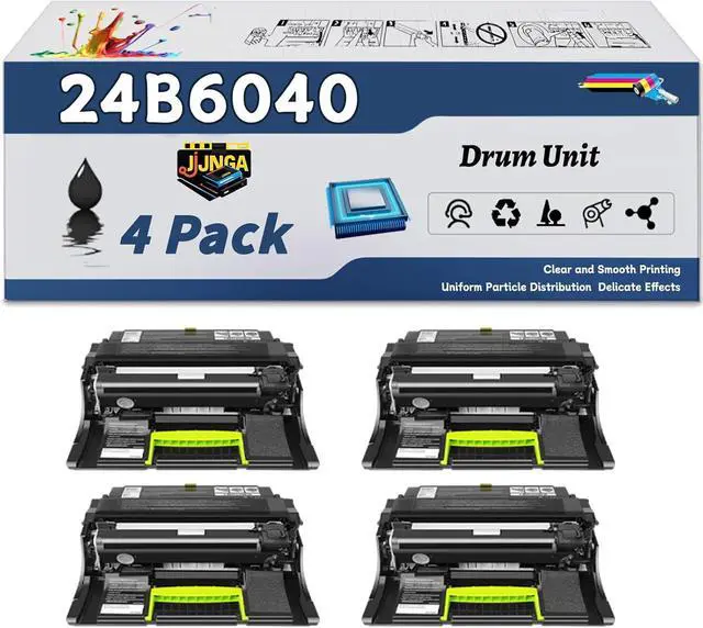 Main image of 24B6040 Drum Unit is Compatible for Lexmark M1140 M1145 M3150 XM1140 XM1145 XM3150 Printers, with a Capacity of 70000 Pages and a Very Good Printing Experience (4 Pack Black)