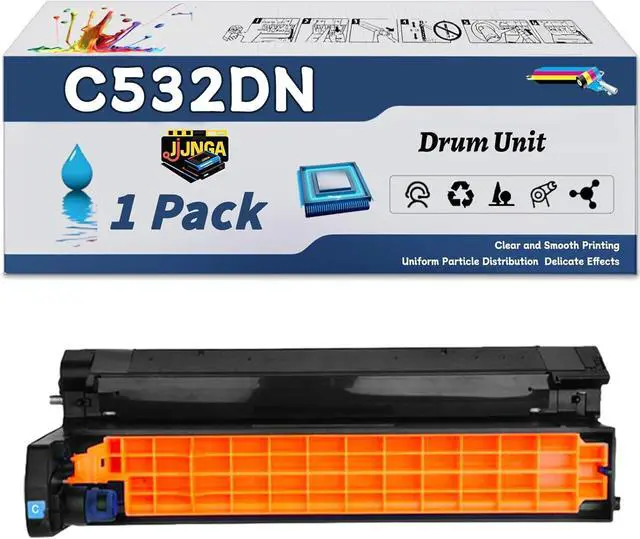 Main image of C532DN Drum Unit is Compatible for Okidata OKI C532dn C542dn MC573dn MC563dn Printers, with a Capacity of 30000 Pages and a Very Good Printing Experience (1 Pack Cyan)