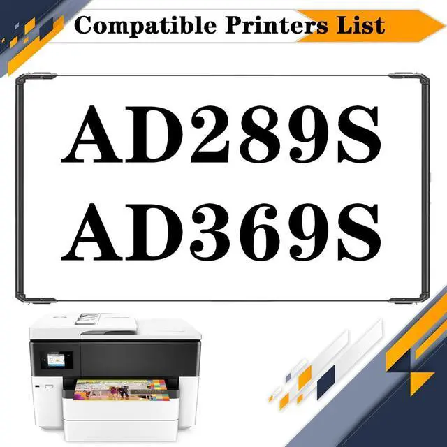 Alt view image 2 of 7 - DV-369 DV369 Developer Kit, Compatible for Aurora AD289S AD369S Printers [High Print Volume with Chip] 1 pcs