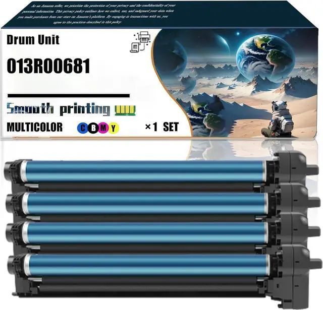 Main image of Replacement Parts Drum Unit 013R00681 Compatible with Xerox AltaLink C8130 C8135 C8145 C8155 C8170 Printers, Contains Chip and Clear Printing (Multicolor)