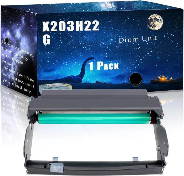 Main image of X203H22G Drum Unit Compatible for Lexmark X204N Printers,with Chip Large Printing Demands (Black)
