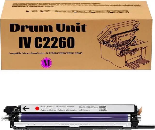 Main image of IV C2260 Drum Unit Replacement Compatible for Xerox DocuCentre-lV C2260 C2263 C2263L C2265 Printer Magenta Drum