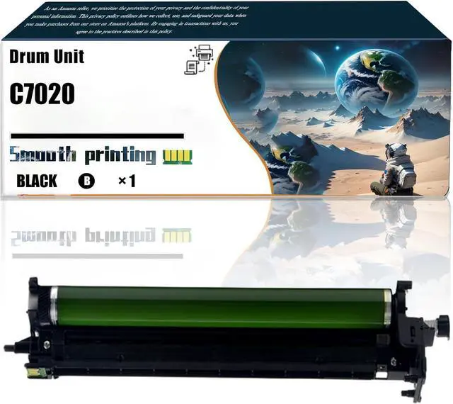 Main image of Replacement Parts Drum Unit C7020 Compatible with Xerox VersaLink C7020 C7025 C7030 Printers, Contains Chip and Clear Printing (Black)