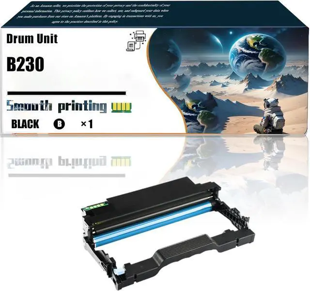 Main image of Replacement Parts Drum Unit B230 Compatible with Xerox B230 B225 B235 Printers, Contains Chip and Clear Printing (Black)