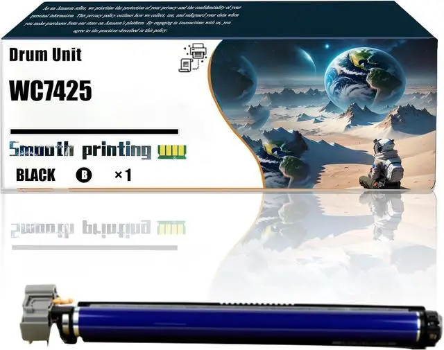 Main image of Compatible for Xerox WorkCentre 7425 7428 7435 Printers, WC7425 013R00647 Drum Unit, Ultra-High Print Page Count with Chip 100000 Pages (Black)