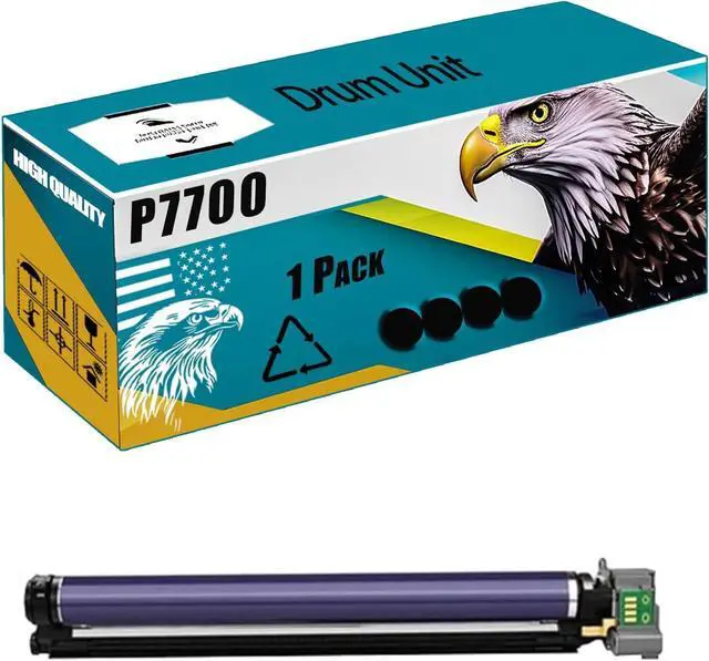 Main image of P7700 Drum Unit Compatible for Xerox Phaser 7700 P7750DN 7750HGX 7760GX 7760DX 7760DN Printers, High Production Replacement (Black)