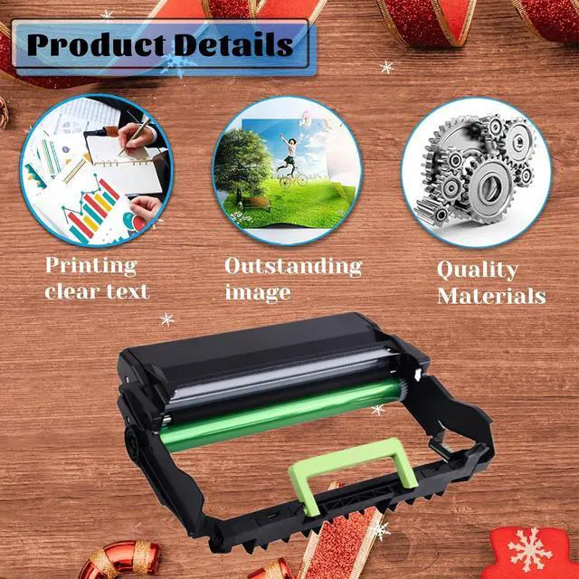Alt view image 4 of 7 - OD409WNR Drum Unit Compatible for Toshiba OD409WNR Drum Work with E-Studio 409p 409s 409A S409CP 409CS 409 Printer 2 Drum Unit