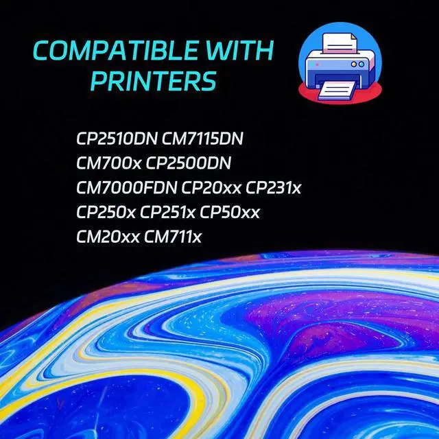 Alt view image 2 of 7 - High Yield CDO-350 Developer Kit Compatible for Pantum CP2510DN CM7115DN CM700x CP2500DN CM7000FDN CP20xx CP231x CP250x CP251x CP50xx CM20xx CM711x Printers, Print Clearly (1 Pack Cyan)