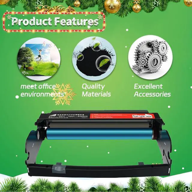 Alt view image 4 of 7 - Compatible for Lexmark E230 Drum Unit,Work with E230 E232 E234 E238 E240 E242 E330 E332 E340 E342 Printer 1 Pack