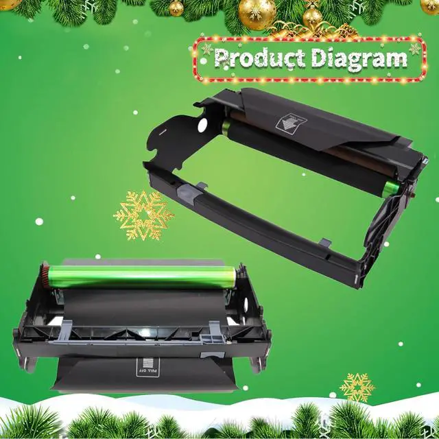 Alt view image 6 of 7 - Compatible for Lexmark E230 Drum Unit,Work with E230 E232 E234 E238 E240 E242 E330 E332 E340 E342 Printer 1 Pack