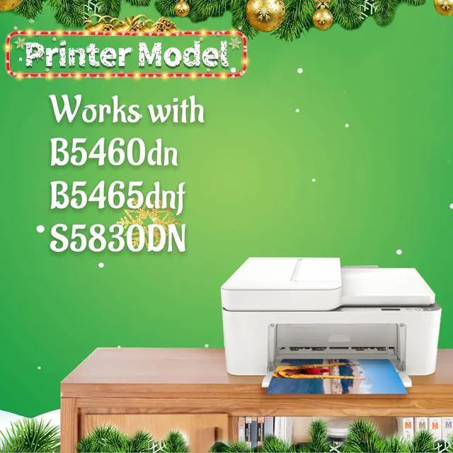 Alt view image 2 of 7 - B5460 Drum Unit Replacement Compatible for Dell B5460dn B5465dnf S5830DN Printer 1 Pack