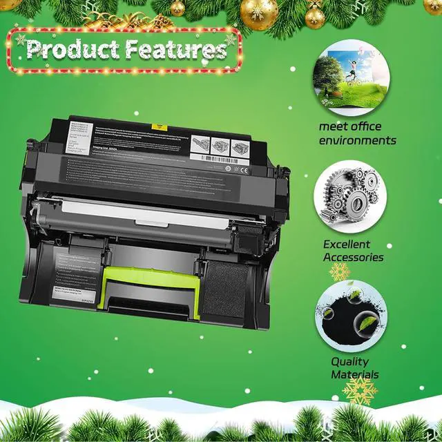 Alt view image 4 of 7 - B5460 Drum Unit Replacement Compatible for Dell B5460dn B5465dnf S5830DN Printer 1 Pack