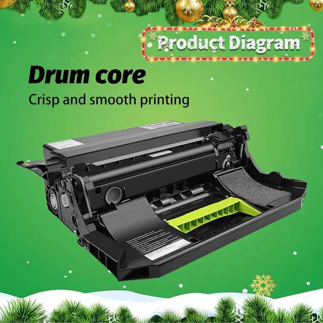 Alt view image 6 of 7 - B5460 Drum Unit Replacement Compatible for Dell B5460dn B5465dnf S5830DN Printer 1 Pack