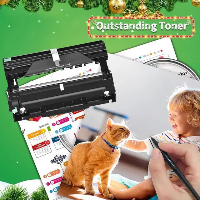 Alt view image 5 of 7 - 93-BBKD E310DW Drum Unit Replacement Compatible for Dell E310DW E515DW E514DW E515DN Printer 2 Pack