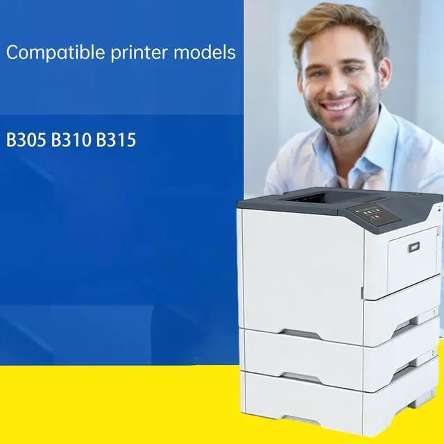 Alt view image 2 of 7 - Compatible for Xerox B305 B310 B315 Printers, 013R00690 Drum Unit, Ultra-High Print Page Count with Chip 40000 Pages (Black)