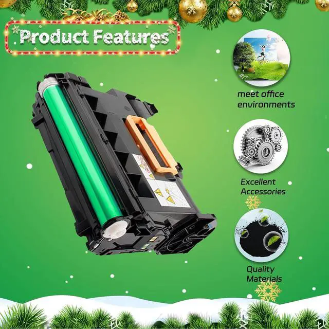 Alt view image 4 of 7 - 724-BBKG Drum Unit Replacement Compatible for Dell H815dw S2815dn S2810dn Printer 1 Pack