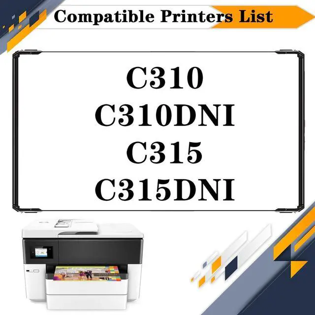 Alt view image 2 of 7 - C310 C315 Developer Kit, Compatible for Xerox C310 C310DNI C315 C315DNI PrintersHigh Print Volume with Chip Black*1