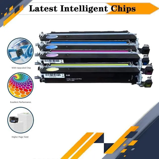 Alt view image 6 of 7 - C310 C315 Developer Kit Compatible for Xerox C310 C310DNI C315 C315DNI Printers, High Yield 80,000 Pages Black*2