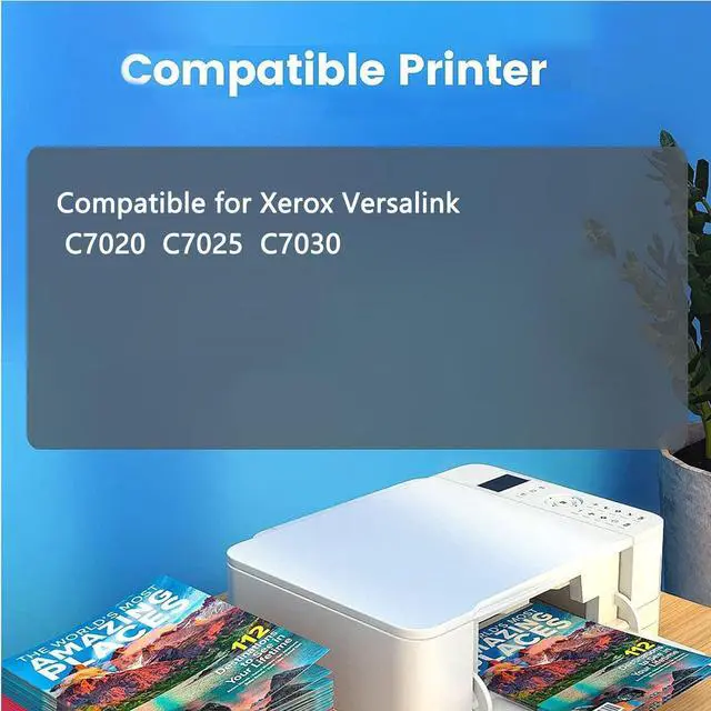 Alt view image 2 of 7 - C7025 Compatible for Xerox C7025 Drum Unit High Yield Replacement for Xerox VersaLink C7020 C7025 C7030 Printer,80000 Pages,Yellow-1 Pack