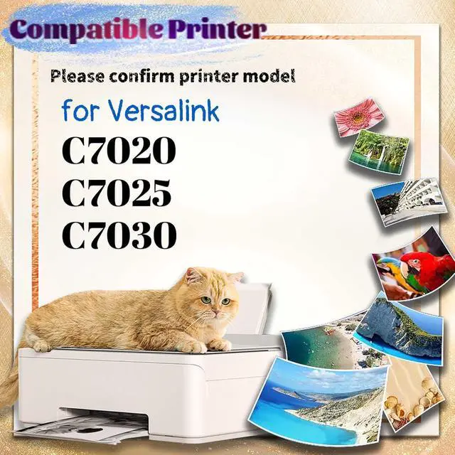 Alt view image 2 of 7 - Compatible for Xerox C7020 Drum Unit,Work with Versalink C7020 C7025 C7030 Printer Cyan 1 Pack