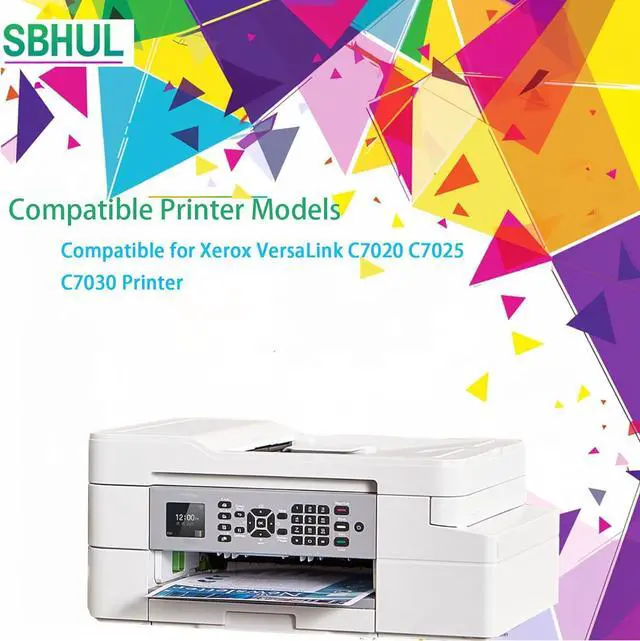 Alt view image 2 of 7 - Compatible for Xerox VersaLink C7020 C7025 C7030 Printer, C7020 Drum Unit (with chip) , High Yield 80000 Pages, Convenient to Install Eco 113R00780 (Yellow)