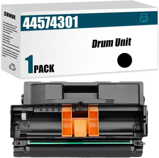 Main image of 44574301 Drum Unit (with chip) Compatible for OKI Data B411D B411DN B412DN B431D B431DN B432DN B512DN Printer, High Yield 25000 Pages, Convenient to Install Eco (Black)