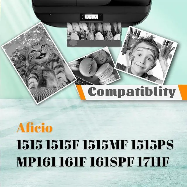 Alt view image 2 of 7 - Compatible for Ricoh AF1515 Drum Unit Replacement for Aficio 1515 1515F 1515MF 1515PS MP161 161F 161SPF 1711F 171SPF 201F 201SPF 1270D Printer 2 Pack