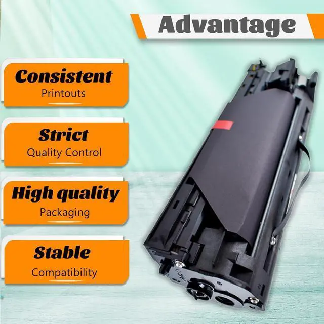 Alt view image 4 of 7 - Compatible for Ricoh AF1515 Drum Unit Replacement for Aficio 1515 1515F 1515MF 1515PS MP161 161F 161SPF 1711F 171SPF 201F 201SPF 1270D Printer 2 Pack