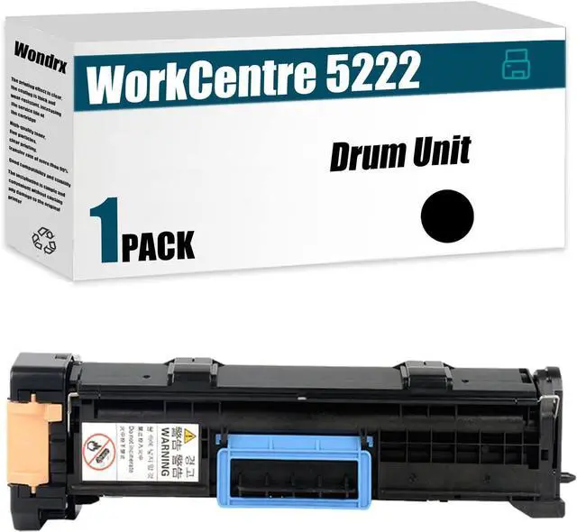 Main image of WorkCentre 5222 Drum Unit (with chip) Compatible for Xerox WorkCentre 5222 5225 5230 Printer, High Yield 80000 Pages, Convenient to Install Eco 101R00435 (BK*1)
