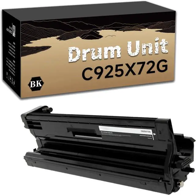 Main image of C925 X925 Drum Unit, Replacement C925X72G C925X73G C925X74G C925X75G Drum Unit, Compatible for Lexmark C925 C925DE X925 X925DE Printer 1 Black