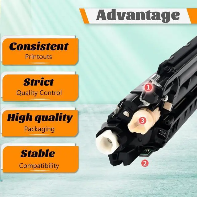 Alt view image 5 of 7 - C925 X925 Drum Unit, Replacement C925X72G C925X73G C925X74G C925X75G Drum Unit, Compatible for Lexmark C925 C925DE X925 X925DE Printer 1 Black