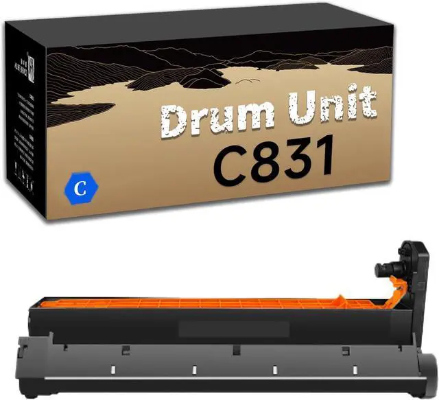 Main image of Compatible for OKI C831 Drum Unit Replacement for C811dn C831dn C831cdn C841 Printer 1 Cyan