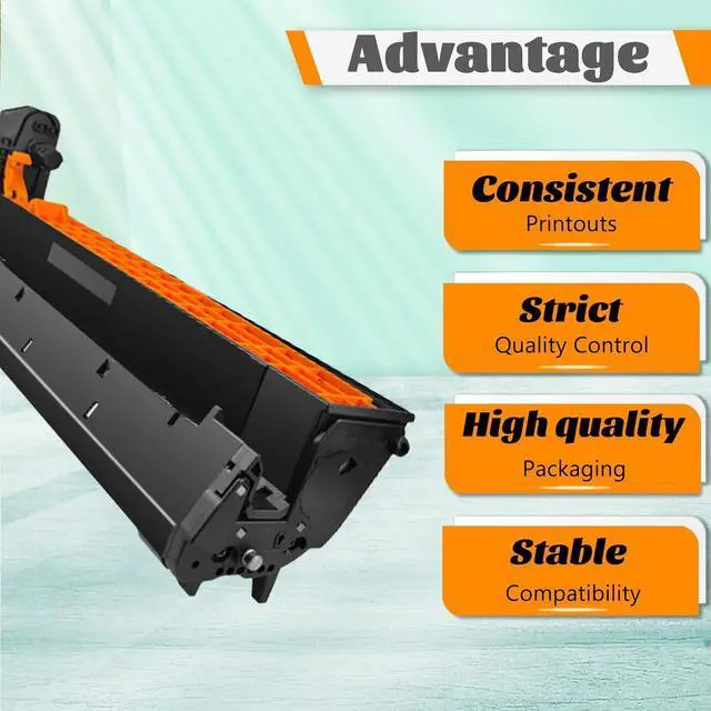 Alt view image 5 of 7 - Compatible for OKI C831 Drum Unit Replacement for C811dn C831dn C831cdn C841 Printer 1 Cyan