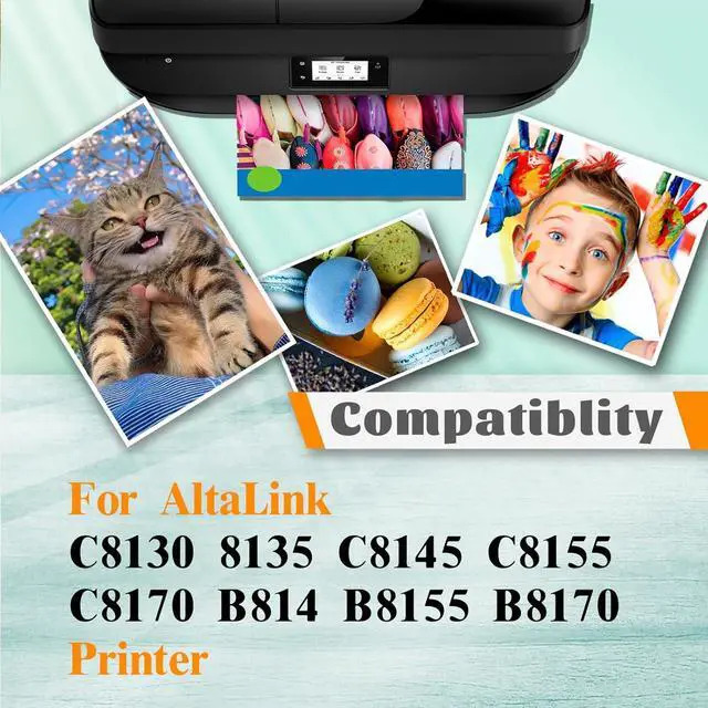 Alt view image 2 of 7 - Compatible for Xerox 013R00681 Drum Unit Replacement for AltaLink C8130 8135 C8145 C8155 C8170 B814 B8155 B8170 Printer 1 Black