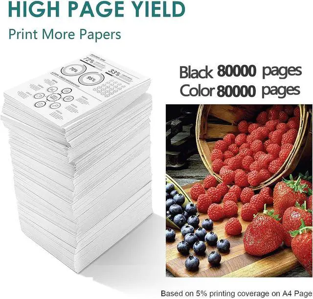 Alt view image 2 of 7 - C950 Compatible C950X71G C950X73G Drum Unit Printing 80000 Pages Replacement for Lexmark C950 X950 X952 X954 Printer,Cyan-1 Pack