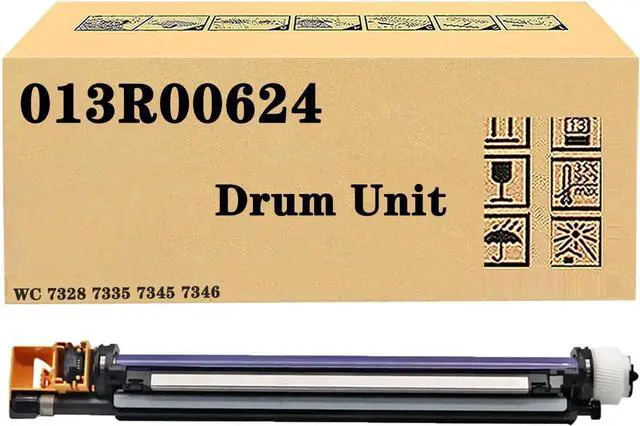 Main image of Compatible for Xerox 013R00624 Black/Color Drum Unit, Large Capacity Work With WorkCentre 7328 7335 7345 7346 Printer, High Yield 50,000Pages Cyan