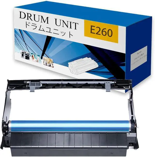 Main image of Drum Unit, Suitable for Lexmark E260 E260D E260DN E360D E360DN E460DN E460DW E462DTN Printer Black Imaging Unit Photoconductor Drum
