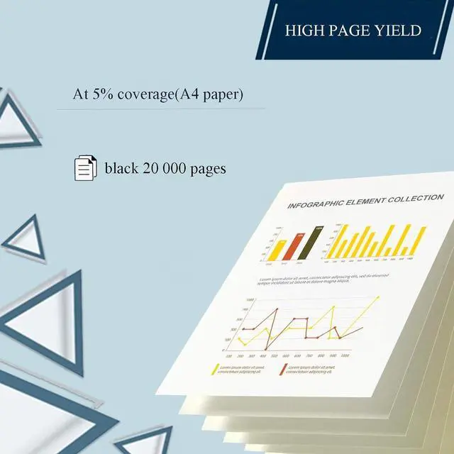 Alt view image 3 of 7 - Drum Unit, Suitable for Lexmark E260 E260D E260DN E360D E360DN E460DN E460DW E462DTN Printer Black Imaging Unit Photoconductor Drum