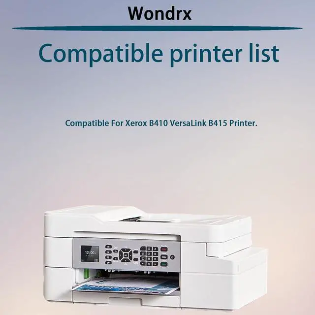Alt view image 2 of 7 - B410 Drum Unit (with chip) Compatible for Xerox B410 B415 use for B410 VersaLink B415 Printer High Yield 75000 Pages Convenient to Install Eco-Friendly (Black 1Pack)