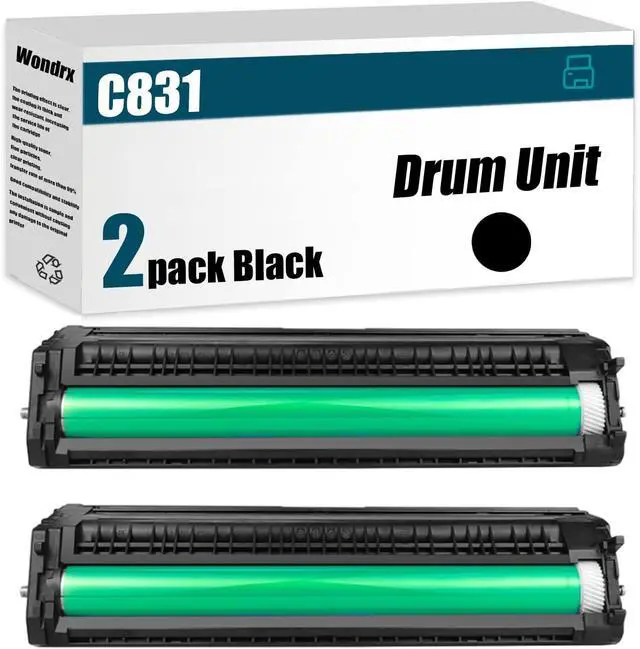 Main image of Compatible C831 Drum Unit (with chip) for OKI C811 C811 C831dn C841 High Yield 31000 Pages Convenient to Install Eco-Friendly (Black 2Pack)