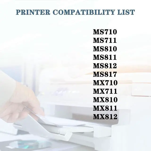 Alt view image 2 of 7 - Compatible 52D0Z00 Black Imaging Unit for Lexmark MS710 MS711 MS810 MS811 MS812 MS817 MX710 MX711 MX810 MX811 MX812 Printer, High Yield 60,000Pages 2Pack
